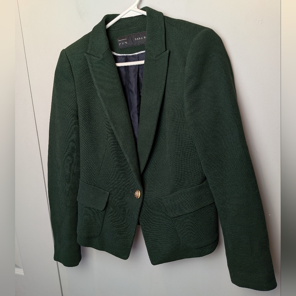 Zara Dark Green Blazer